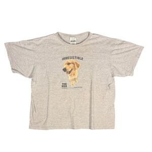 Vintage The Dog Artlist Collection Golden Retriever T-Shirt Grey L